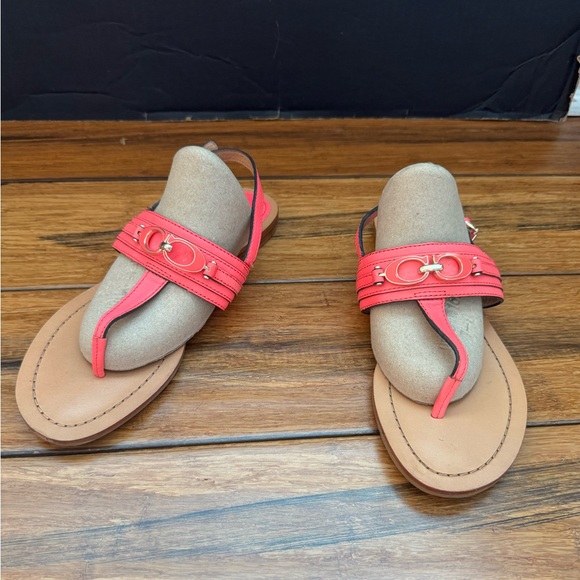 Coach Women’s Pink Sandals Shoes Size 7.5B - Picture 1 of 8